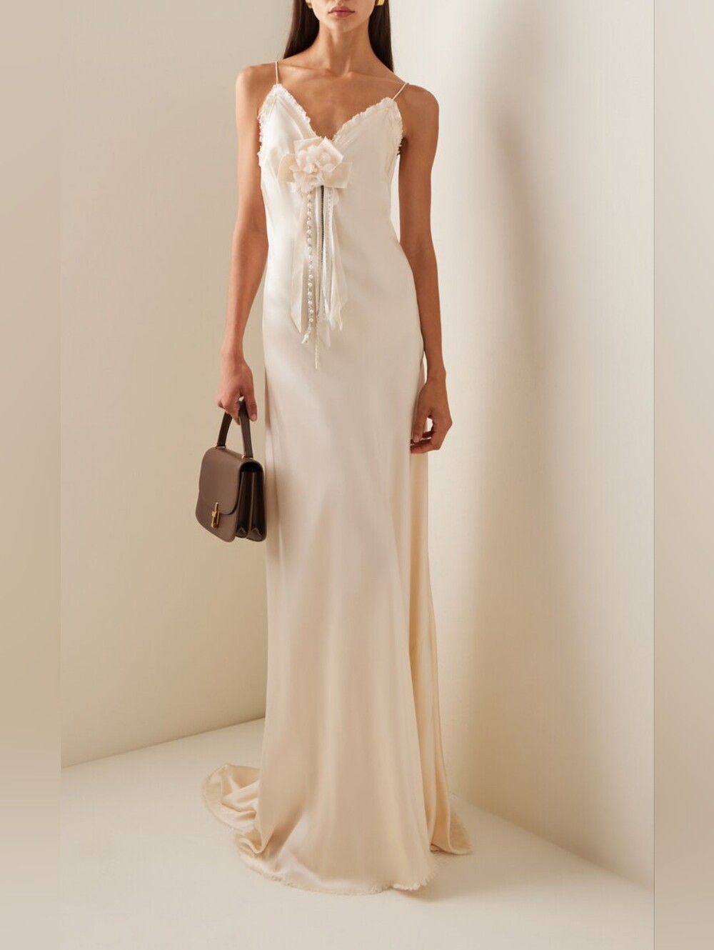 LoveShackFancy Elizabella SIlk Maxi Dress - Picture 3 of 7